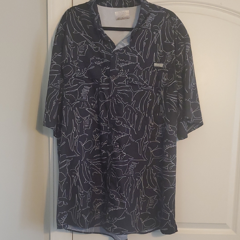 Ocean & Coast Black and White Patterned Shirt